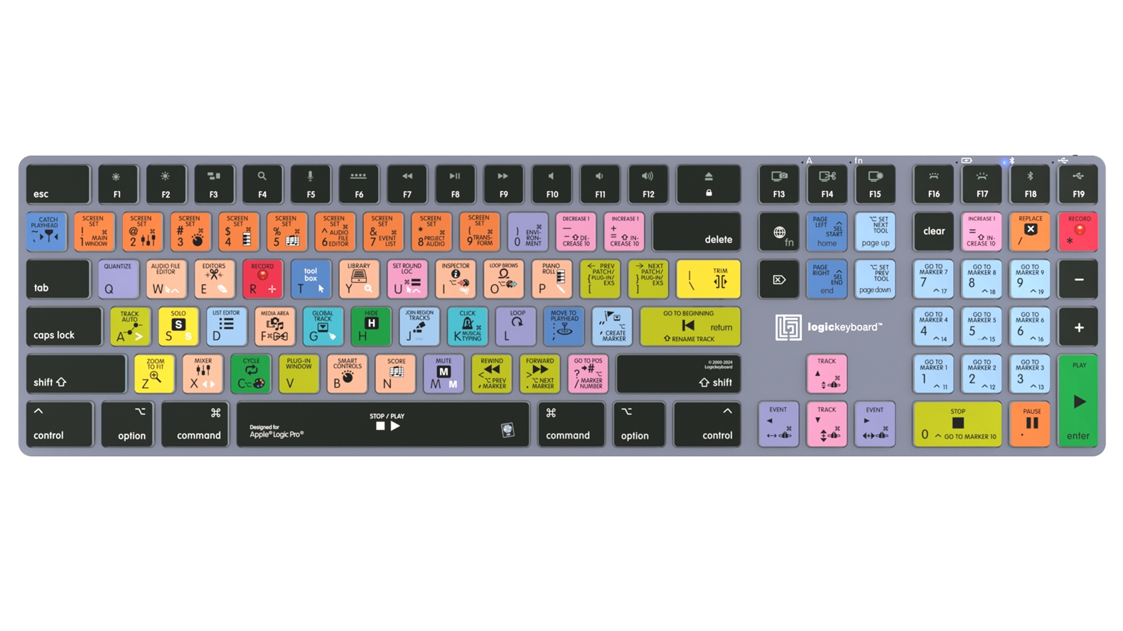 Logickeyboard Mac Keyboards For Apple Logic Pro X